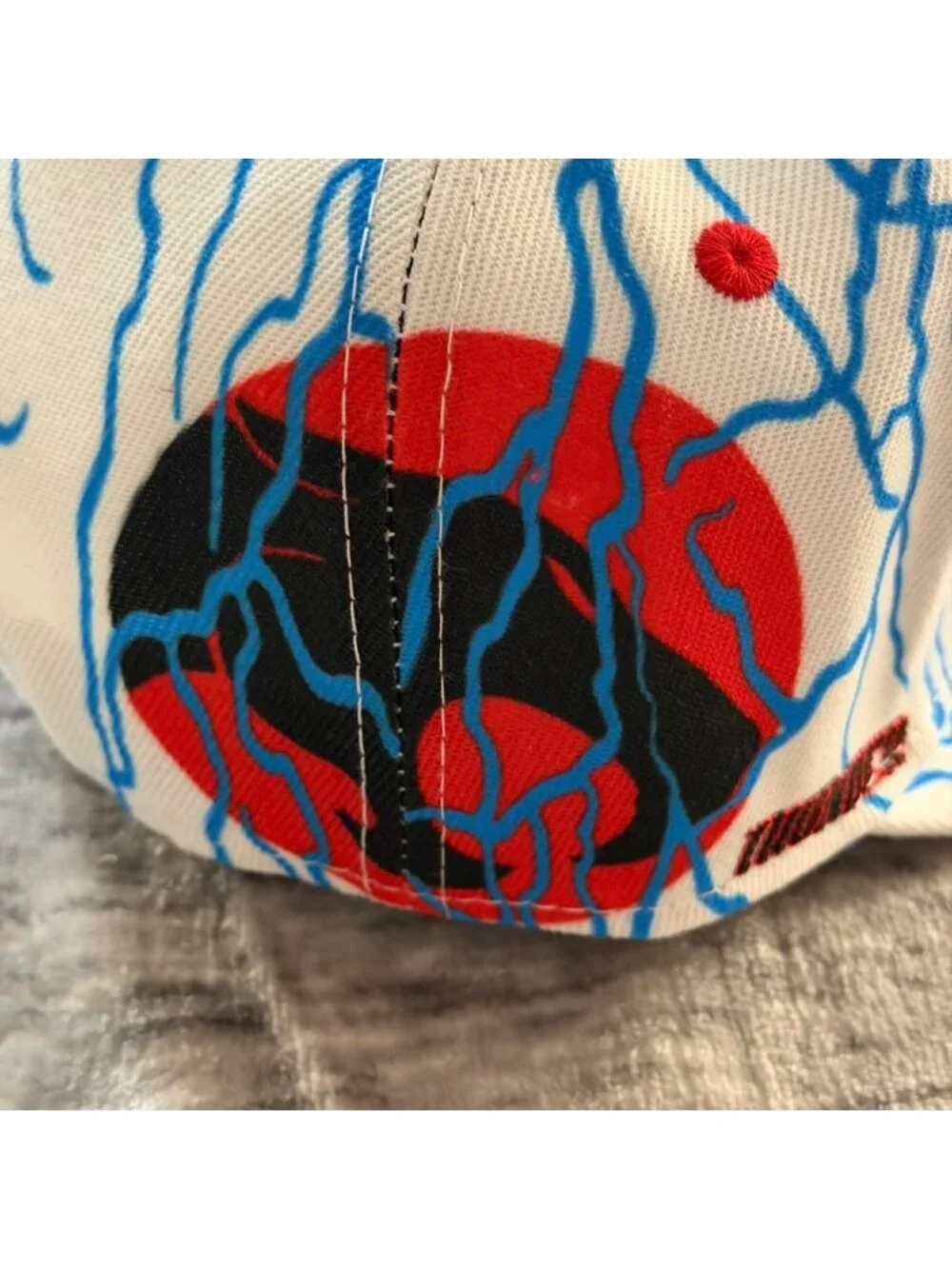 Thundercats Headgear Classics Lion-O Panthro Snapback Hat White Blue Red